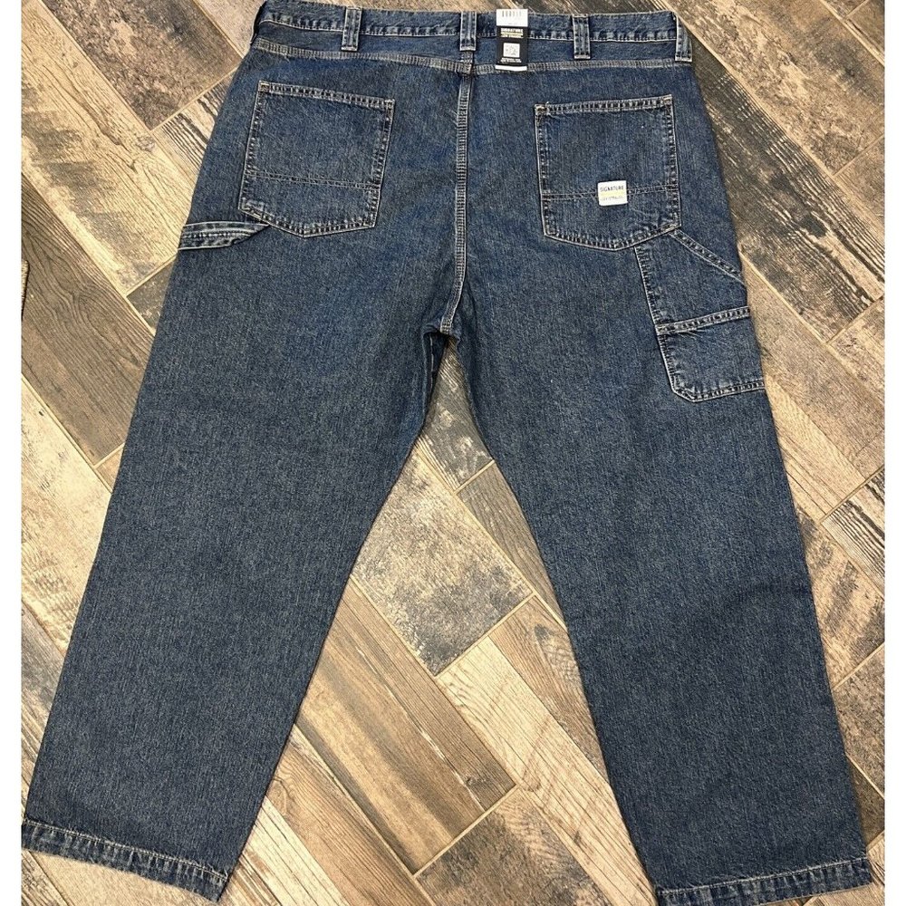 New Signature‎ by Levi Strauss Gold Carpenter Jeans 100% Cotton Workwear 44x30